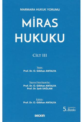 Miras Hukuku Cilt: III