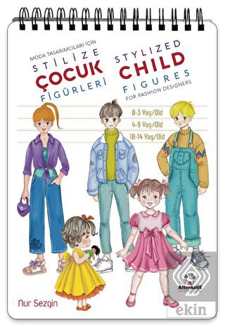 Moda Tasarımcıları İçin Stilize Çocuk Figürleri