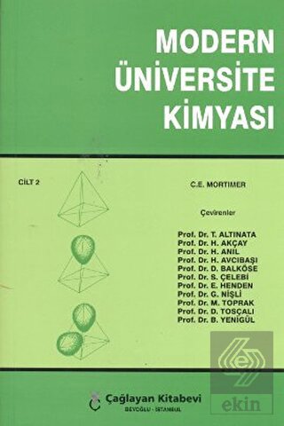 Modern Üniversite Kimyası Cilt: 2