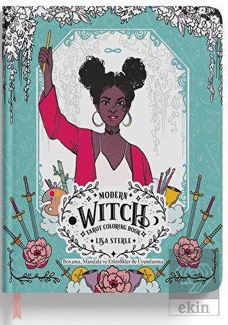 Modern Witch Tarot Coloring Book
