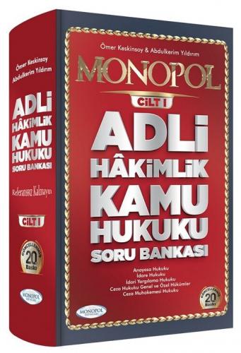 Monopol Adli Hakimlik Kamu Hukuku Soru Bankası Cilt-1