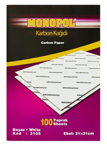 Monopol Beyaz Karbon Kağıdı