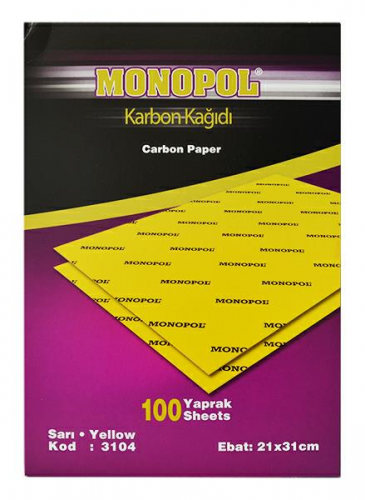 Monopol Sarı Karbon Kağıdı
