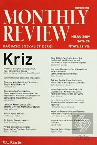 Monthly Review Bağımsız Sosyalist Dergi Sayı: 20 /