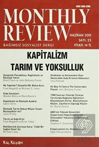 Monthly Review Bağımsız Sosyalist Dergi Sayı: 23 /