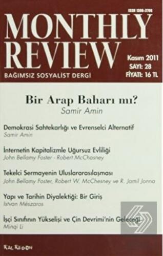 Monthly Review Bağımsız Sosyalist Dergi Sayı: 28 /