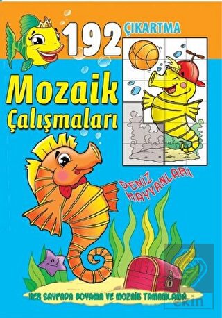 Mozaik Çalışmaları 192 Çıkartma - Deniz Hayvanlar