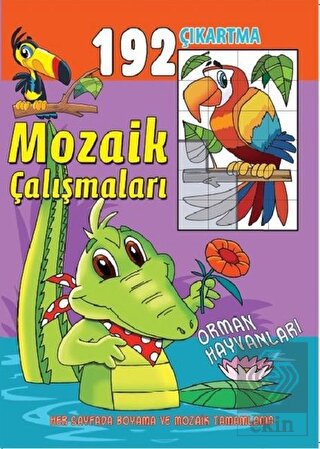 Mozaik Çalışmaları 192 Çıkartma - Orman Hayvanları