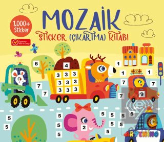 Mozaik Sticker Çıkartma Kitabı - Sarı