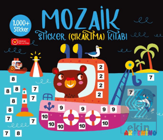 Mozaik Sticker Çıkartma Kitabı - Siyah