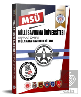 MSÜ Sınavlar Sonrası Mülakata Hazırlık Kitabı
