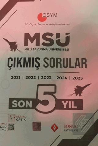 MSÜ Son 5 Yıl Çıkmış Sorular