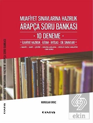 Muafiyet Sınavlarına Hazırlık Arapça Soru Bankası