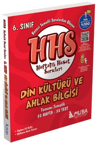 Muba Yayınları 6. Sınıf Din Kültürü ve Ahlak Bilgisi Haftalık Hasat So