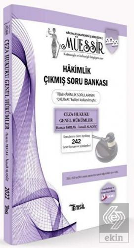 Müessir Ceza Hukuku Genel Hükümler Hakimlik Çıkmış