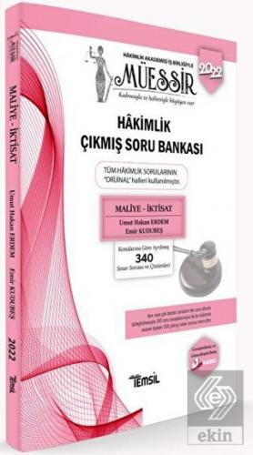 Müessir Maliye İktisat Hakimlik Çıkmış Soru Bankas