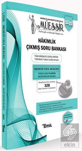 Müessir Medeni Usul Hukuku Hakimlik Çıkmış Soru Ba