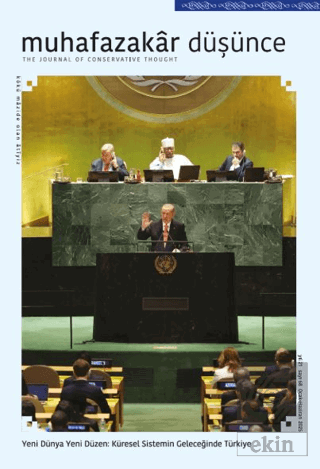 Muhafazakar Düşünce Dergisi Sayı : 68 Ocak - Haziran 2025