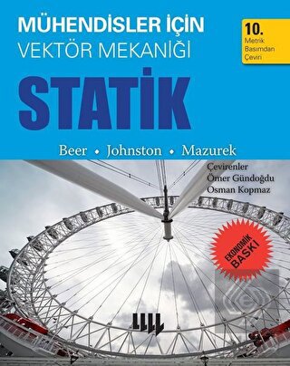 Mühendisler için Vektör Mekaniği Statik (Ekonomik