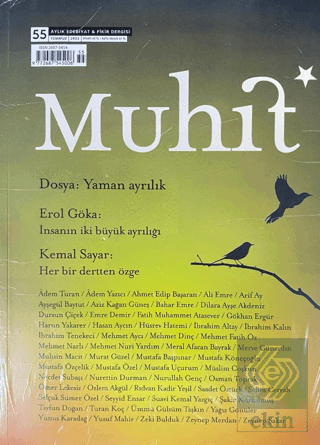 Muhit Dergisi Sayı: 55 Temmuz 2024
