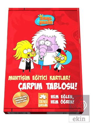 Muhtişim Eğitici Kartlar! - Çarpım Tablosu!