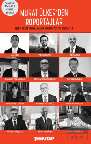 Murat Ülker'den Röportajlar