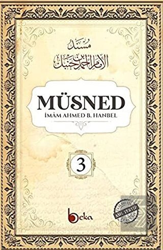 Müsned (3. Cilt - Arapça Metinsiz)