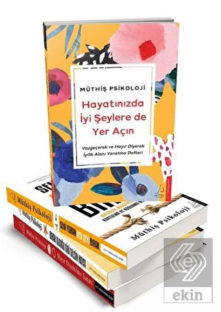 Müthiş Psikoloji 3 Kitap Set Defter Hediyeli