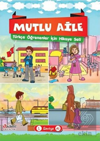 Mutlu Aile Türkçe Öğrenenler İçin Hikaye Seti 1. S
