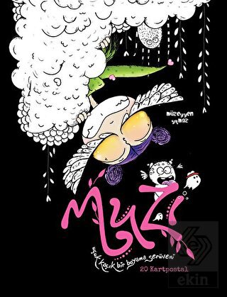 Muzi - Kartpostal Boyama Kitabı (20 Kartpostal)