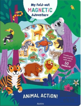 My Fold-Out Magnetic Adventure: Animal Action