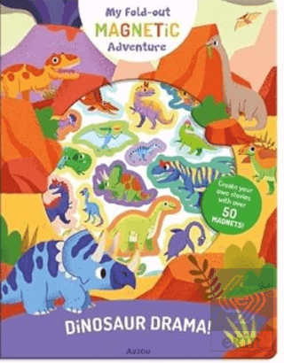 My Fold-Out Magnetic Adventure: Dinosaur Drama