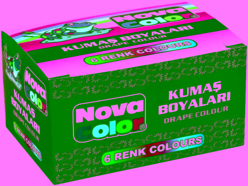 N.COLOR KUMAŞ BOYASI 6 LI ŞİŞE TAKIM 35CC
