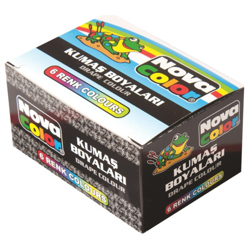 N.COLOR KUMAŞ BOYASI 6 LI ŞİŞE TAKIM 35CC