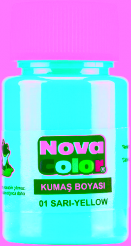 N.COLOR KUMAS BOYASI SARI 35CC ŞİŞE