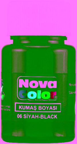 N.COLOR KUMAS BOYASI SİYAH 35CC ŞİŞE
