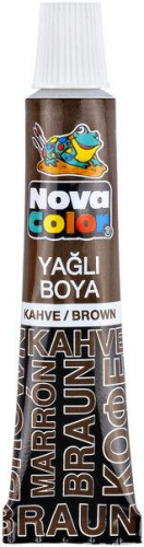 N.COLOR YAGLI BOYA TUP(DZ.LIK)KAHVE