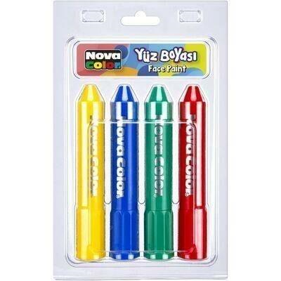 N.COLOR YUZ BOYASİ 4LÜ SET