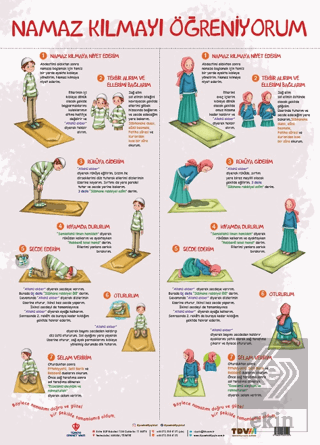 Namaz Kılmayı Öğreniyorum - 50x70 Poster