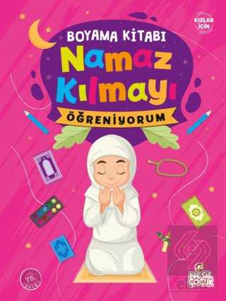 Namaz Kılmayı Öğreniyorum Kız - Boyama