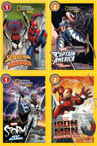 National Geographic Kids - Marvel Kahramanları ile Keşif Yolculuğu Serisi