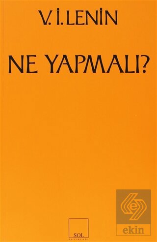 Ne Yapmalı? Hareketimizin Canalıcı Sorunları