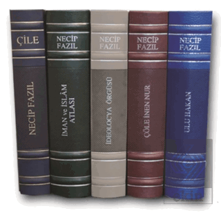 Necip Fazıl Kısakürek (5 Kitap Takım - Deri Cilt)