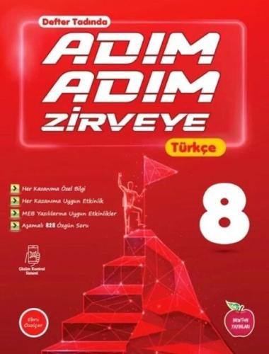 Newton Yayınları 8. Sınıf LGS Türkçe Adım Adım Zirveye Defter Tadında