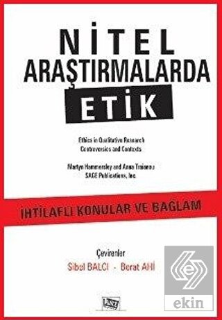 Nitel Araştırmalarda Etik