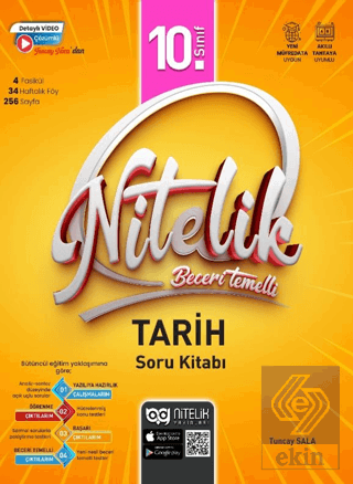 Nitelik 10. Sınıf Tarih Beceri Temelli Soru Kitabı