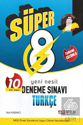Nitelik 8. Sınıf Süper Deneme Türkçe