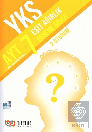 YKS AYT Eşit Ağırlık 7 Deneme Sınavı (2. Oturum)