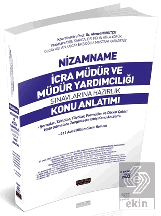 Nizamname İcra Müdür ve Müdür Yardımcılığı Konu Anlatımı