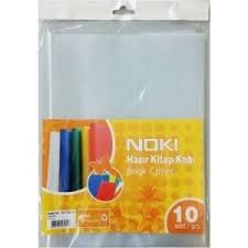 NOKİ HAZIR YAPIŞKANLI KİTAP KABI 10 LU ŞEFFAF